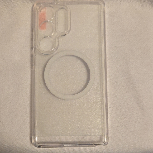 White Magnetic Ring Phone Case for Samsung Galaxy - Picture 1 of 1